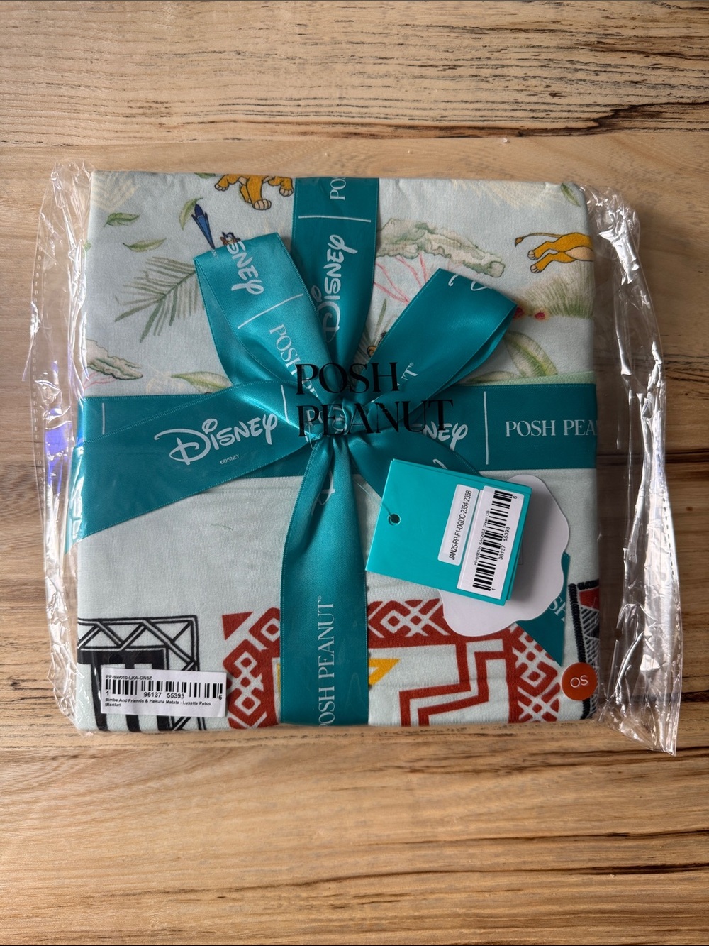 New NIB Posh Peanut Simba and Friends Hakuna Matata Luxette Patoo Blanket Lion